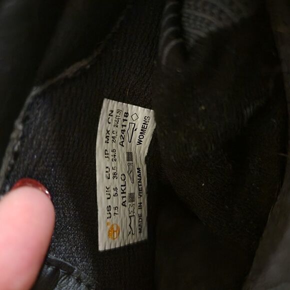 Timberland Womens Dausette Sneaker Boot A1KLO black size 7.5 - Picture 6 of 7